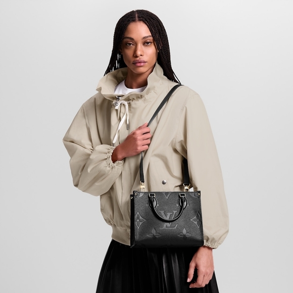 MSRP $3,595!! BRAND NEW! LOUIS VUITTON LV Empreinte ONTHEGO PM BLACK - Picture 8 of 17